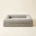 Load image into Gallery viewer, Side profile of the Chelsea bed showing the raised bolster edge
